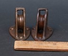 Wilcox Crittenden Bronze Pulleys   Wall Or Deck Mount   Centerboard Cleats