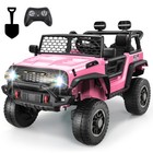 24v Kids Car Ride On Truck 4  100w Motors Electric Battery Power Wheels W remote