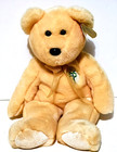 Ty - Beanie Buddy - Dearest - 14  Peach Bear Plush - Tags - 2001