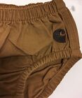 Carhartt Baby Diaper Cover Pants 6 Months Golden Brown New