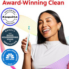 Total Foaming Clean Toothbrush  Soft  White  2 Pack   Remove Plaque  Floss-tip B