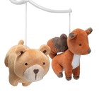 Bedtime Originals Animal Alphabet Bear fox Musical Baby Crib Mobile Soother Toy