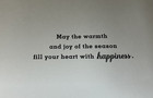 Christmas Card With Envelope    Happy Holidays