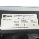 Acco Model 440 Heavy Duty Commercial 3 Hole Paper Punch Scrap Booking Puncher