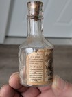 Labeled Silver Pitcher Jm Davis Minneapolis Minnesota Sample Whiskey Bottle
