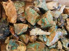 Rough Turquoise  mine Run  Non-graded Ore  Natural Hard Tonapah Nv 1 Kilo  Lot A