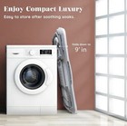 Portable Bathtub For Adult Large 56 in Foldable Collapsible Tub Soaking Bath