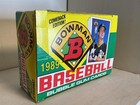 1989 Bowman Baseball Bubble Gum Cards Empty Display Box 36 Ct Poster Insert