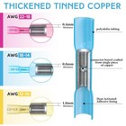 640 250pcs Heat Shrink Wire Connector Kit Include Rings Forks Spade Butt Splices