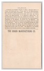 The Singer Manufacturing Co  Spain Vintage   1892 Advertising Trade Card