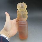Chinese Old Jade hongshan Culture collectibles  cristal  rare Apollo statue  35
