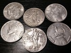 Panama 1 Balboa  Lot Of Six  90  Silver 27 Grams Years 1931-34-47 And 66 