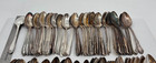 Lot Of 100 Assorted Vintage Silverplate Oval Soup Dessert Spoons - Lot 70