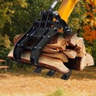 Attachments Grapple Attachment wide Backhoe Wood Grabber For Mini Excavators