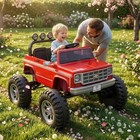 24v Ride On Car  Licensed Cheyenne Truck W 2x200w Motor For Kids Gifts