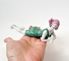Art Deco Large Bathing Beauty Lady Woman Figurine Porcelain Ceramic Vtg Germany