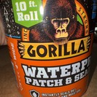 Gorilla 4612502 4 In X 10 Ft Waterproof Patch   Seal Tape Black