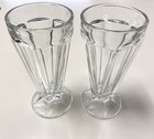 Ice Cream Soda 12 Oz Milk Shake Glasses 7 5   t New