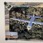 Vintage Lockheed C-130 Hercules Us Air Force Military Aircraft Poster 18x24 