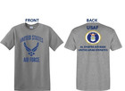 Air Force al Udeid Air Base qatar usaf 2-sided Shirt  Usaf Licensed