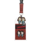The Shining Movie Carpet Design   Name Lanyard With Grady Twins Charm New Unused