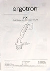 Ergotron 45-647-224 Hx Desk Monitor Arm For Displays With Hd Pivot - Matte Black