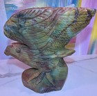 Amzoniat Stone Carved Eagle Bird Figurine Sculpture decorative Collectible Decor