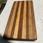 Hand Made One Of A Kind Cutting Board 13   x7   x1    Multiple Woods