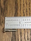 8 X 3 4    Screws Slot Oval Head Brass Nickel Plated American Old Stock Free Ship