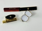 Rare Stratton Accessory Set Lipstick Compact  W  Mirror  Pill Box   Comb