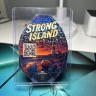 Jesus Christ Handmade Holo Die Cut Custom Art Card By Strong Island