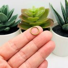 100  500 Or 1 000 Pieces  12 Mm Bronze Plated Open Jump Rings  17g - Us Seller