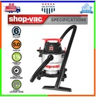 Shop-vac 6 Gallon Wet Dry Vacuum 5 0 Peak Hp Stainless Steel Tank