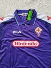 Gabriel Batistuta Fiorentina New Men s Fila Retro Vintage Soccer Jersey - Size M