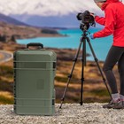 22  Camera Hard Case Protective Roller Waterproof Camera Carrying Case W foam