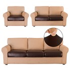 Pu Leather Stretch Sofa Cushion Cover Waterproof Elastic Couch Chair Protector