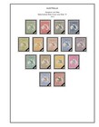 Color Printed Australia 1913-1975 Stamp Album Pages  61 Illustrated Pages 