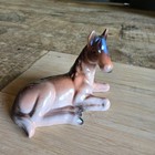 Vintage Style Enameled Cast Iron Horse Pony Door Stop Paperweight Farm Decor