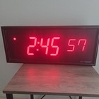 Brg Precision Products Led Digital Clock Made In Usa 19 5 Inches Wall Mounts