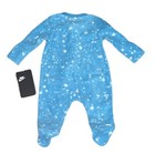 Nike Newborn Rise Gradient Footie Pajamas Zipper Front Blue green Nwt