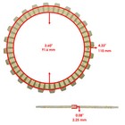 Clutch Friction Plates Kit For Honda Crf125f Crf125fb Big Wheel 2014 - 2024