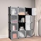 Portable Clothes Storage Closet Water-proof Wardrobe Rack Storage Shelf Bathroom