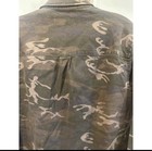 Level 99 Camo Snap Button Shirt Jacket Women   s Medium Lyocell Spandex B2