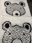Teddy Bear Fabric Panels 