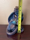 1986 Melody Pena Windstone Editions Iridiscent Peacock Male Dragon - Damaged Ear