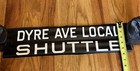 Vintage Dyre Ave Eastchester Bronx-nyc Antique Subway A Train Shuttle Roll Sign