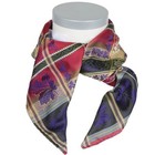 Authentic Bunad Norwegian  Shawl Tyrihans  100   Silk Scarf  Norway 70cm A37
