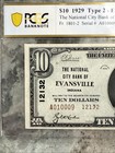 1929  10 Fr-1801-2  Type 2 Nbn  Gem Uncirculated 65ppq  Evansville  Indiana