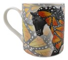 The Trail Of Painted Ponies Butterflies Run Free Black Horse Ceramic Mug Cup