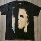 Halloween Michael Myers Horror Movie Slasher 2 Sided  Large Graphic Sz Sm Rare  